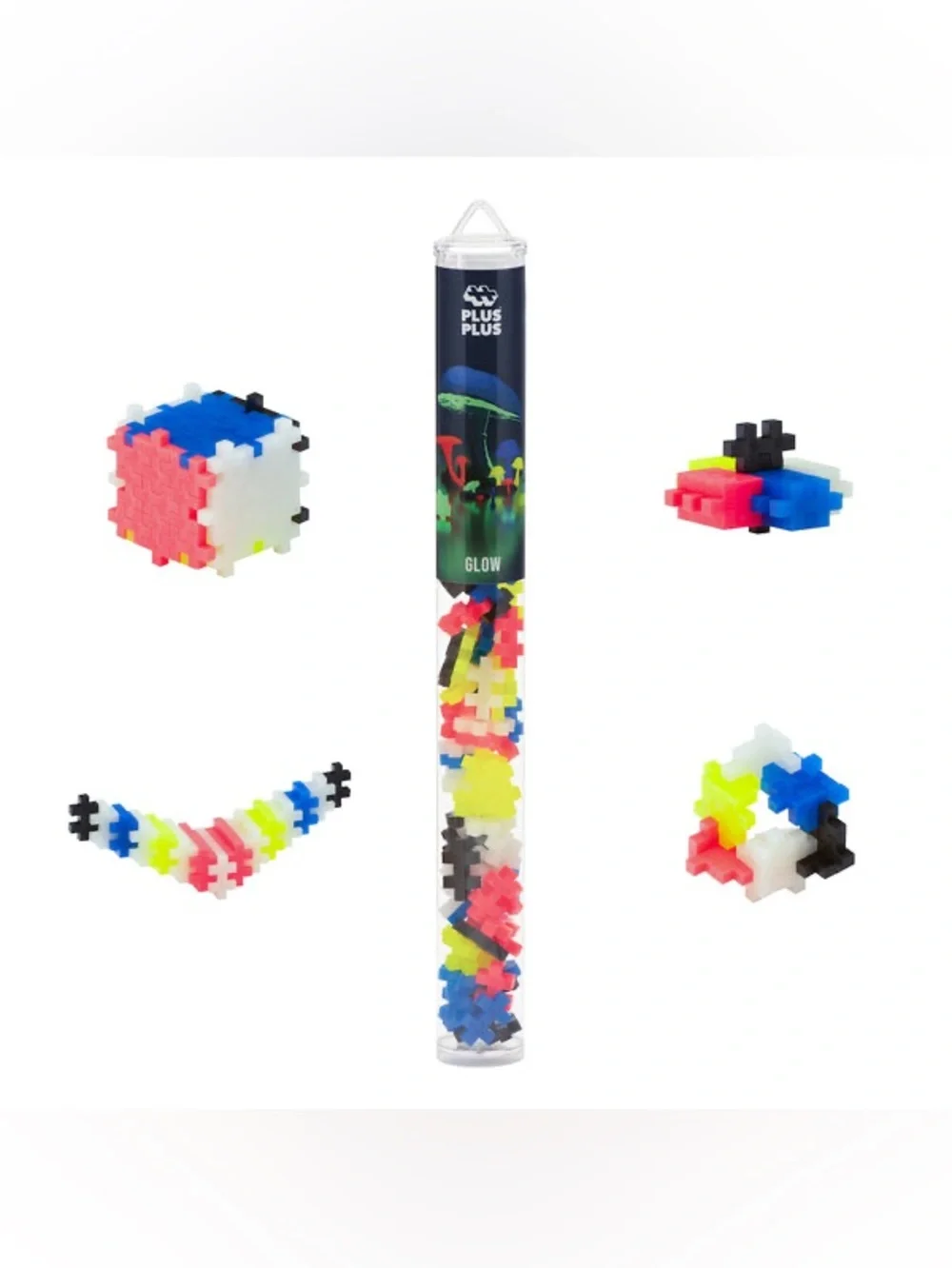 Plus Plus Stem Toy Tube….Glow…70pc